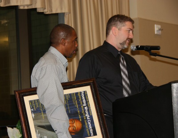 Maurice Caldwell Being Introduced by David Greenwald at 2011 Event