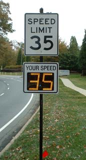 35-MPH-Regulatory-Speed-Limit-Sign-with-Radar-Sign