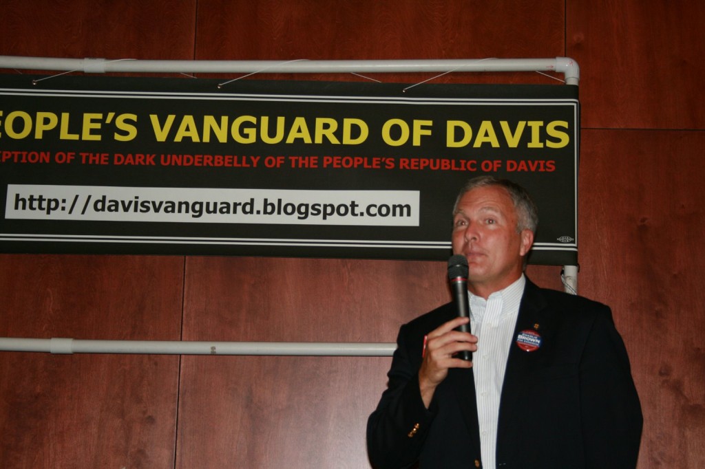 Charlie Brown who would narrowly lose in a bid for Congress in 2008, delivers the keynote address at the 2007 First Vanguard Birthday Celebration at the Odd Fellows Hall