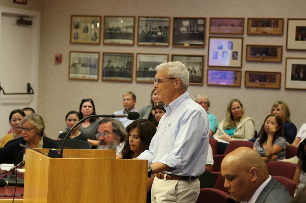 Former Board Candidate Bob Poppenga asked the board some tough questions