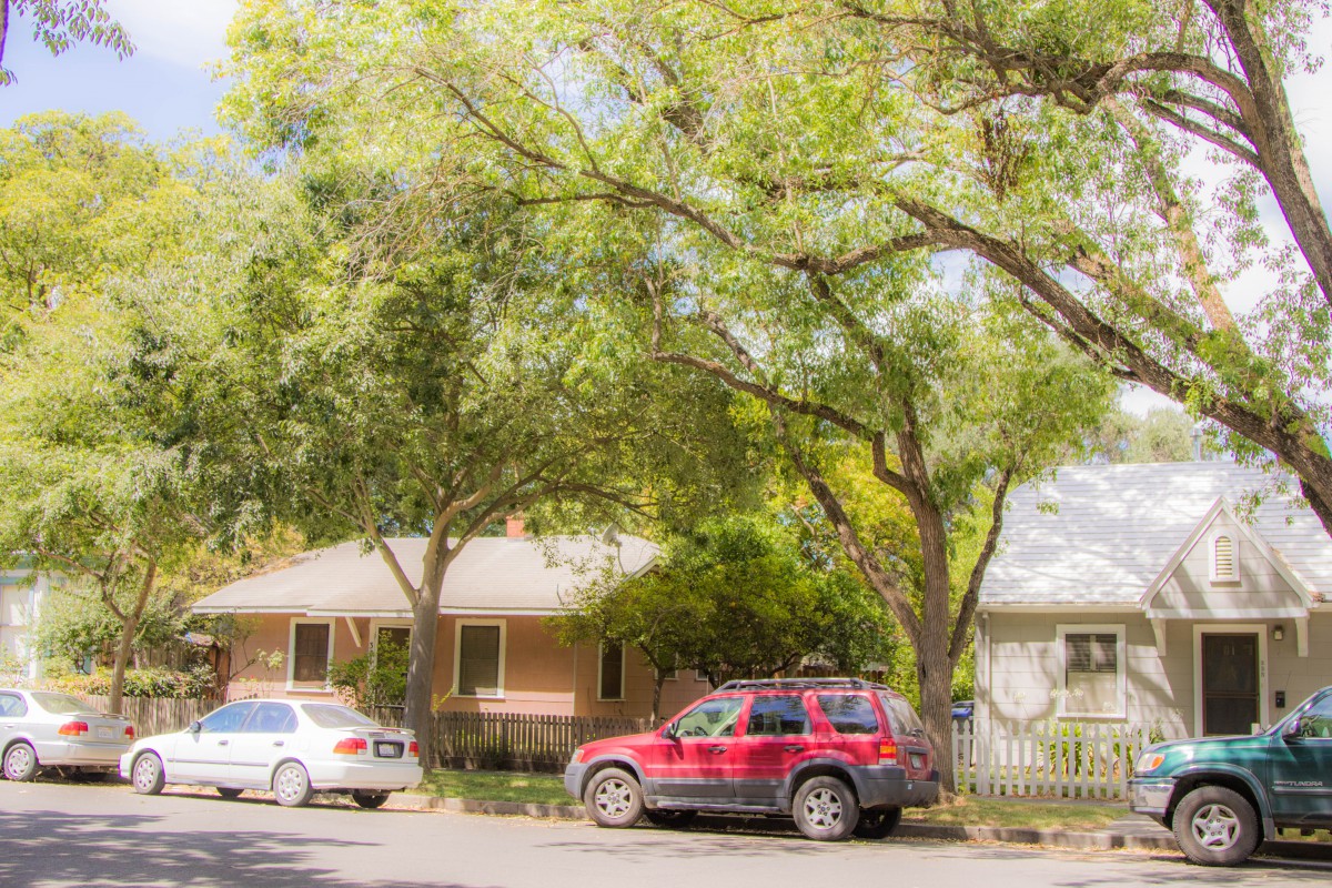 Shooting across I Street