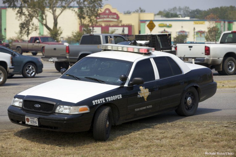 Texas Trooper patrol car