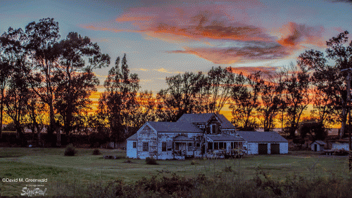 Sunset along the Sacramento River near Rio Vista - June 2016 - Starting bid $200 (18 inch width)