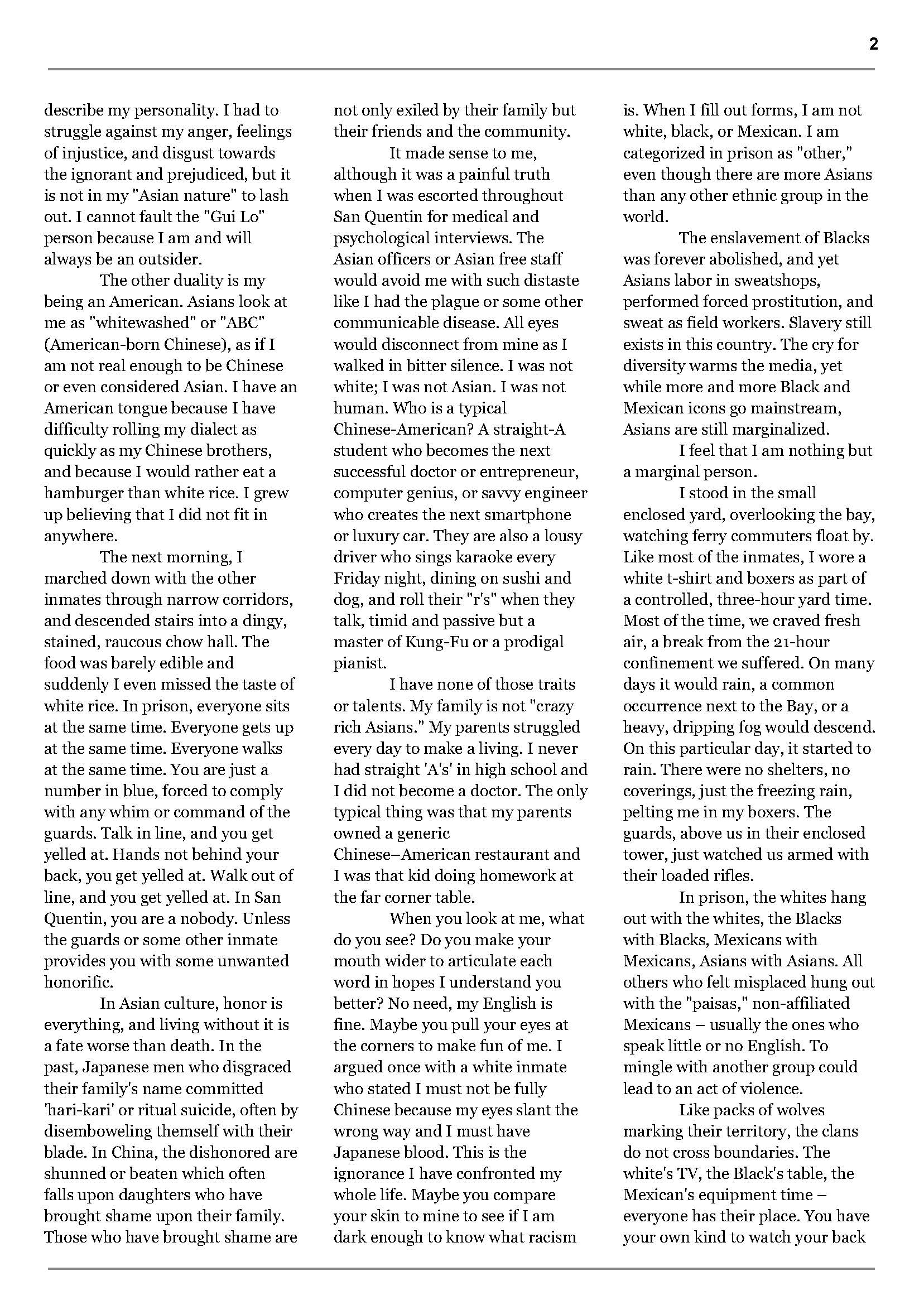 Vanguard Incarcerated Press Vol 6 Issue 5 Davis Vanguard 