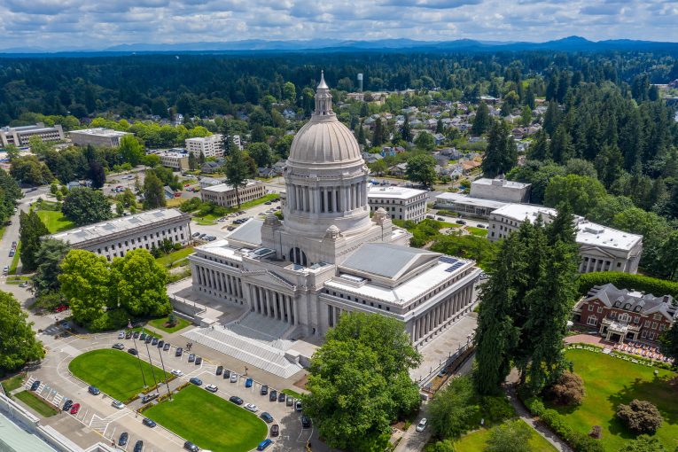 Aerial view of Sacramento