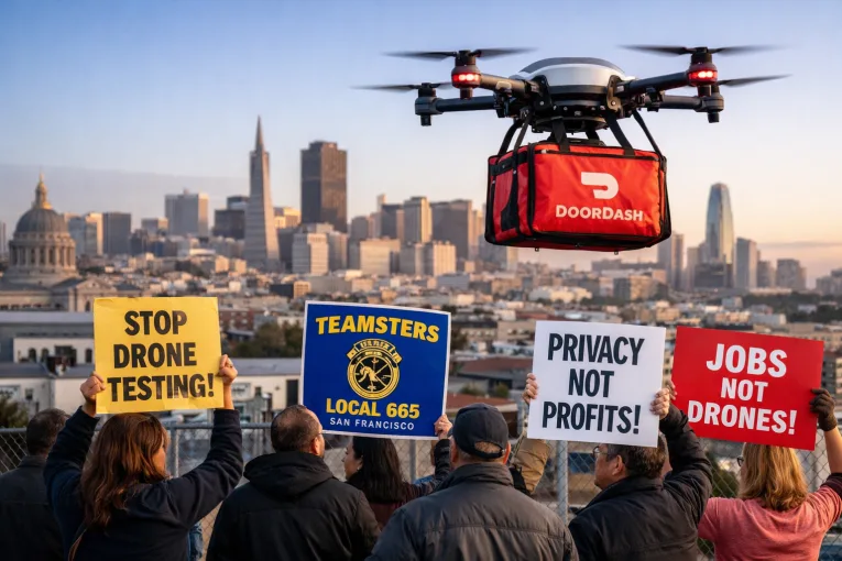 San Francisco Halts DoorDash’s Drone Delivery Plans with New Legislation