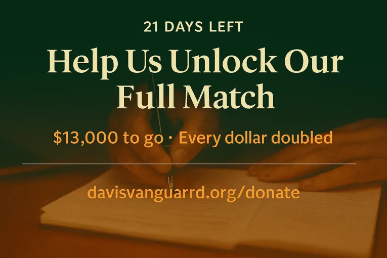 $10,000 down – 21 Days Left to Secure Our Full Match