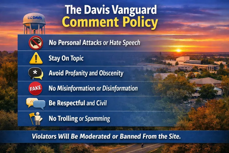 The Davis Vanguard Comment Policy