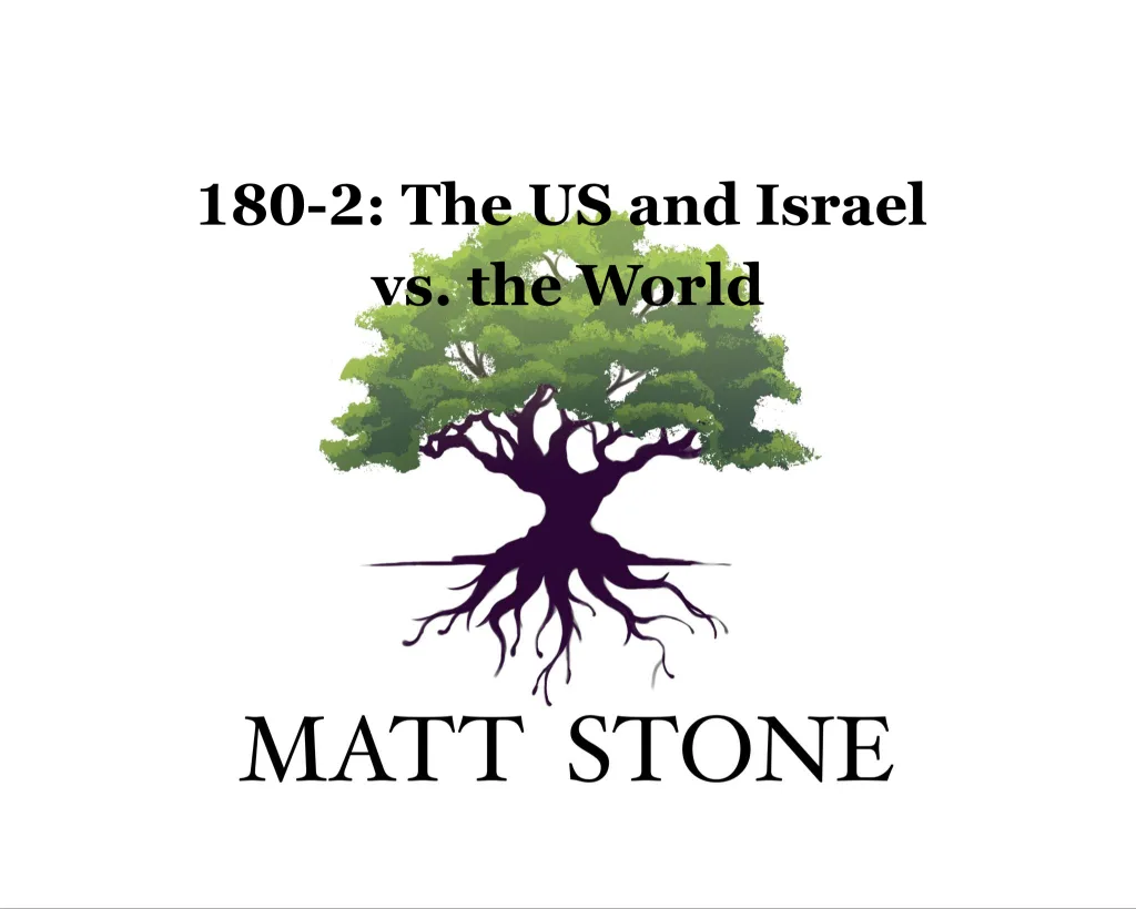 180-2: The US and Israel vs. the World