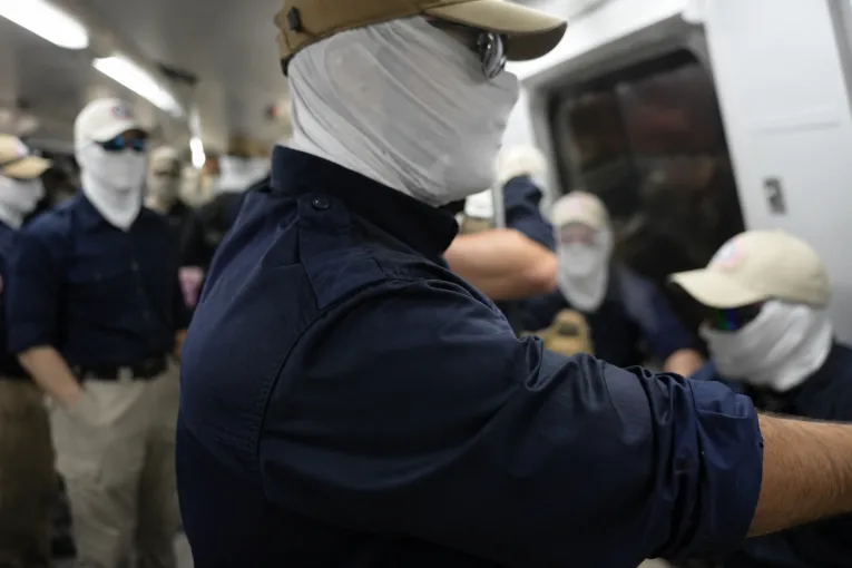 Masked Patriot Front’s D.C. March Sparks Scrutiny on White Nationalism