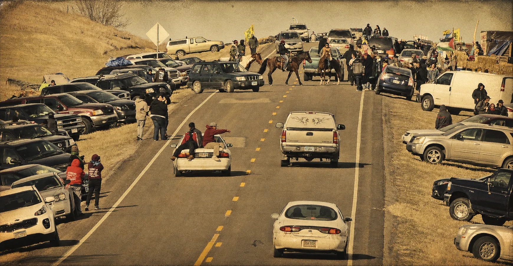 ACLU Challenges North Dakota Road Closure, Citing First Amendment Violation